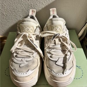 Off-White Cream Sneakers